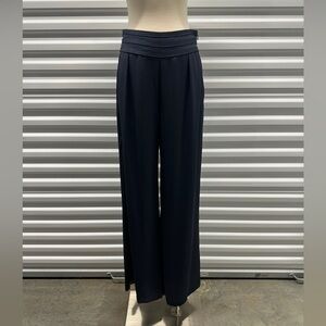 Ramy Brook Navy Wide-Leg Pants